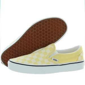 VANS | Classic Slip-On (Checkerboard) Golden Haze/True White